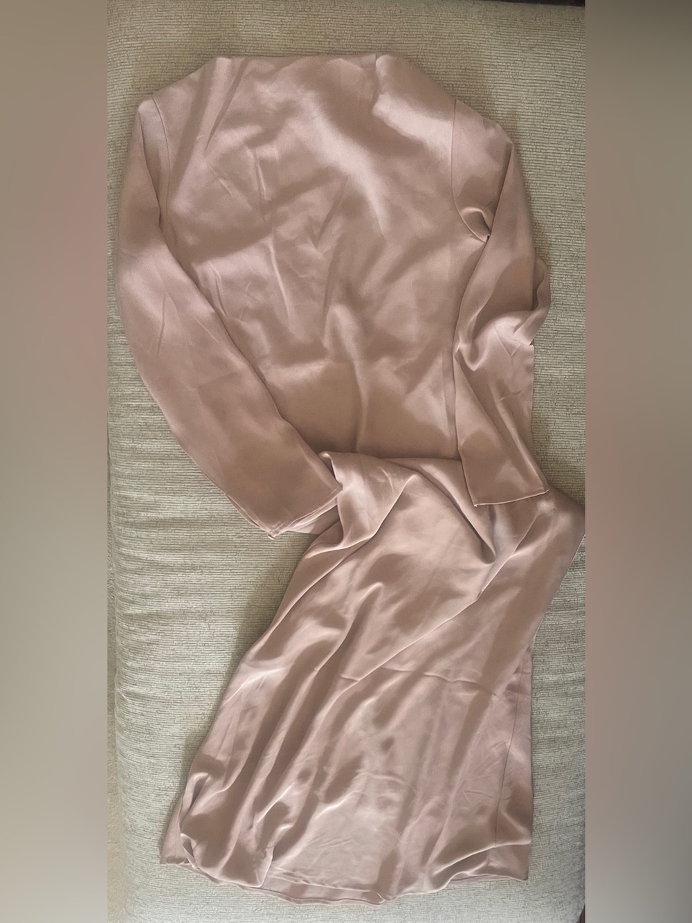 Aysha Blush Pink Satin Gown